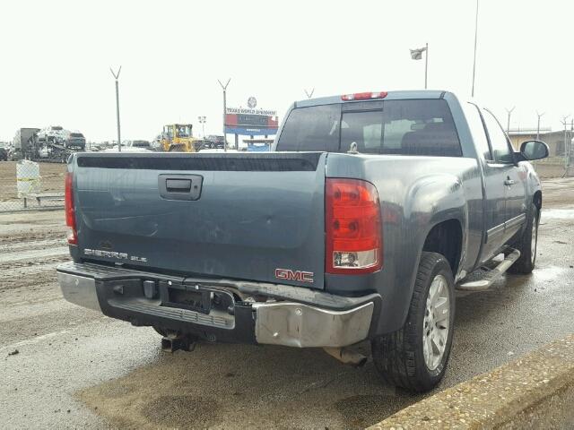 2GTEC19J481231871 - 2008 GMC SIERRA BLUE photo 4