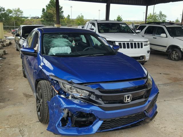 SHHFK7G41JU226300 - 2018 HONDA CIVIC SPOR BLUE photo 1