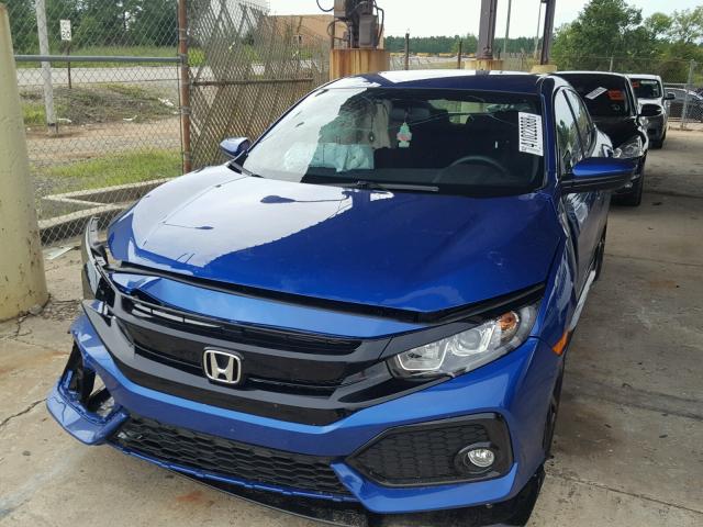 SHHFK7G41JU226300 - 2018 HONDA CIVIC SPOR BLUE photo 2