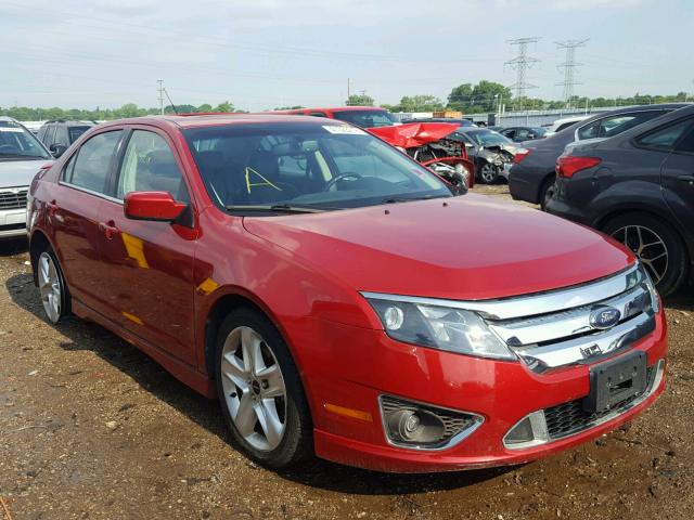 3FAHP0KC3AR227132 - 2010 FORD FUSION SPO RED photo 1