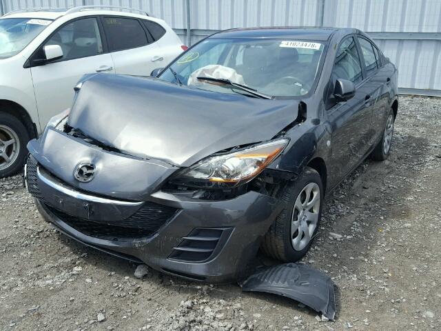 JM1BL1SF8A1206475 - 2010 MAZDA 3 I GRAY photo 2