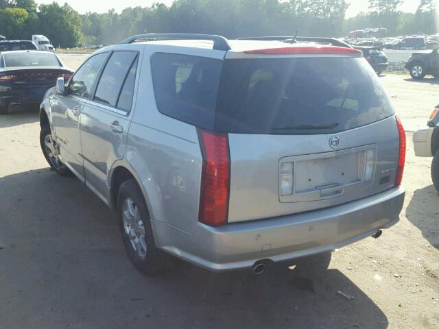 1GYEE637X80122518 - 2008 CADILLAC SRX SILVER photo 3