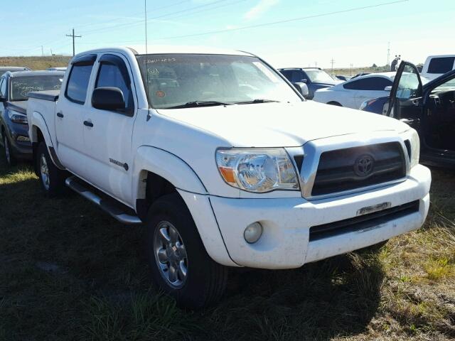 5TEJU62N95Z029248 - 2005 TOYOTA TACOMA WHITE photo 1