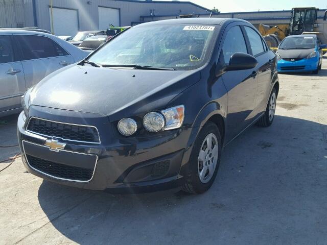 1G1JA5SH5E4167397 - 2014 CHEVROLET SONIC LS BLACK photo 2