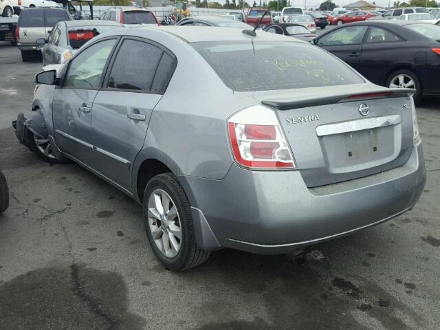 3N1AB6AP9BL712528 - 2011 NISSAN SENTRA 2.0 GRAY photo 3