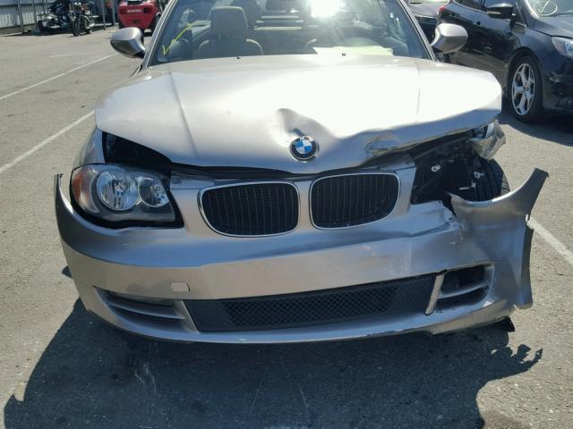 WBAUL7C58BVM80302 - 2011 BMW 128 I GOLD photo 9