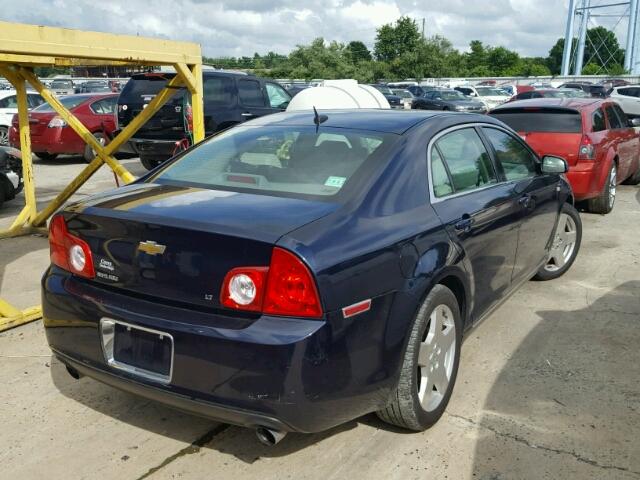 1G1ZJ577X8F178956 - 2008 CHEVROLET MALIBU 2LT BLUE photo 4