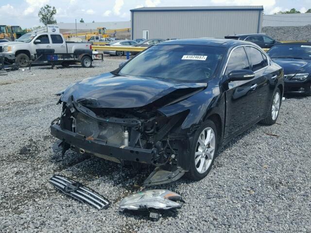 1N4AA5AP5CC864111 - 2012 NISSAN MAXIMA S BLACK photo 2