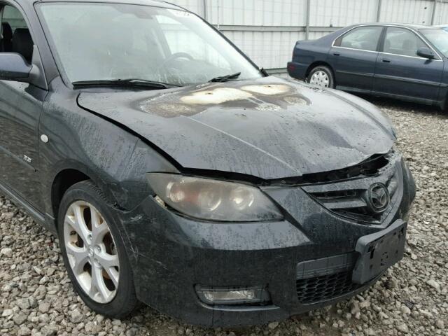 JM1BK323171625331 - 2007 MAZDA 3 S BLACK photo 9