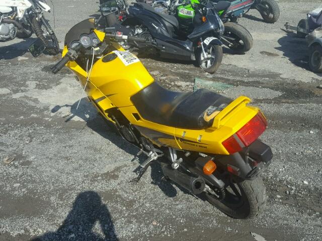 JKAEXMF103A097668 - 2003 KAWASAKI EX250 F YELLOW photo 3