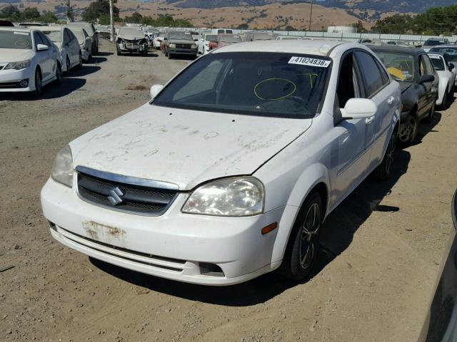 KL5JD56Z47K485744 - 2007 SUZUKI FORENZA BA WHITE photo 2