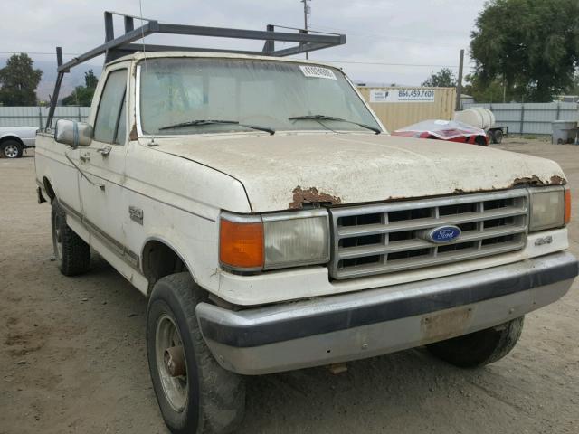 1FTEF26N0HPA33134 - 1987 FORD F250 WHITE photo 1