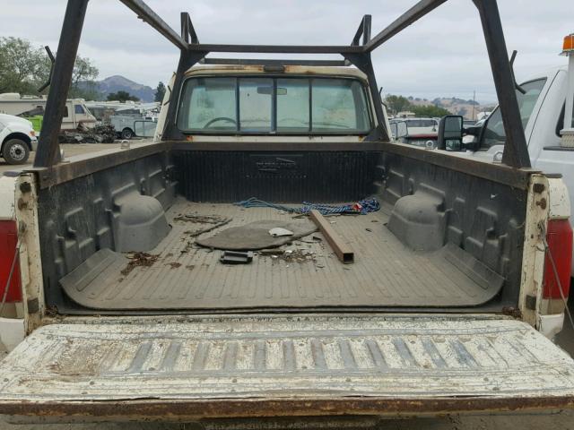 1FTEF26N0HPA33134 - 1987 FORD F250 WHITE photo 6