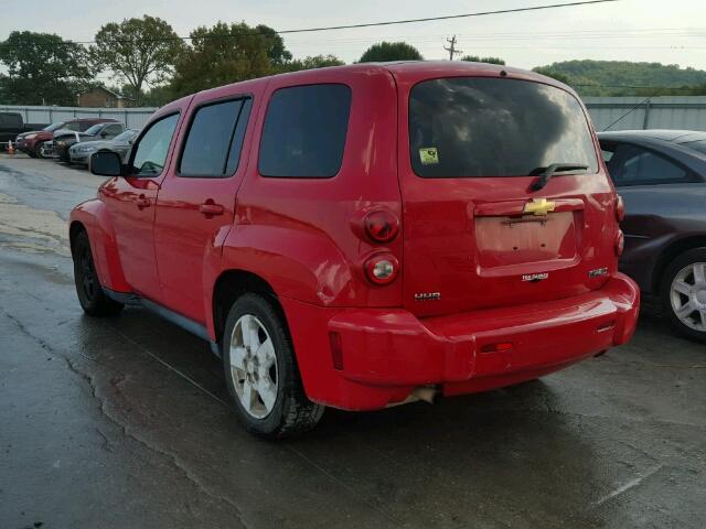 3GNBABDB7AS509226 - 2010 CHEVROLET HHR LT RED photo 3