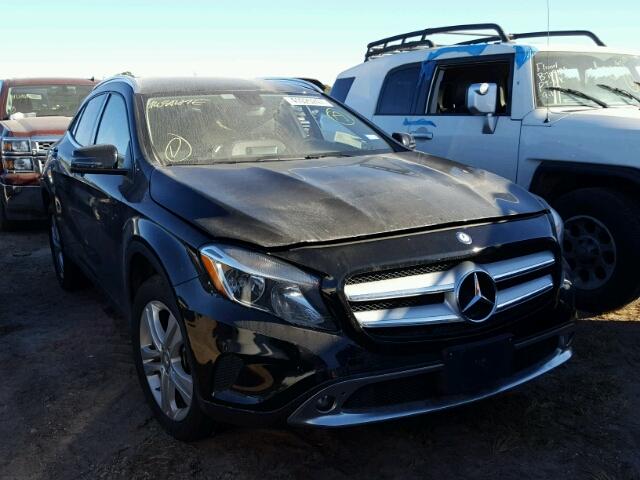 WDCTG4EB3FJ140972 - 2015 MERCEDES-BENZ GLA 250 BLACK photo 1