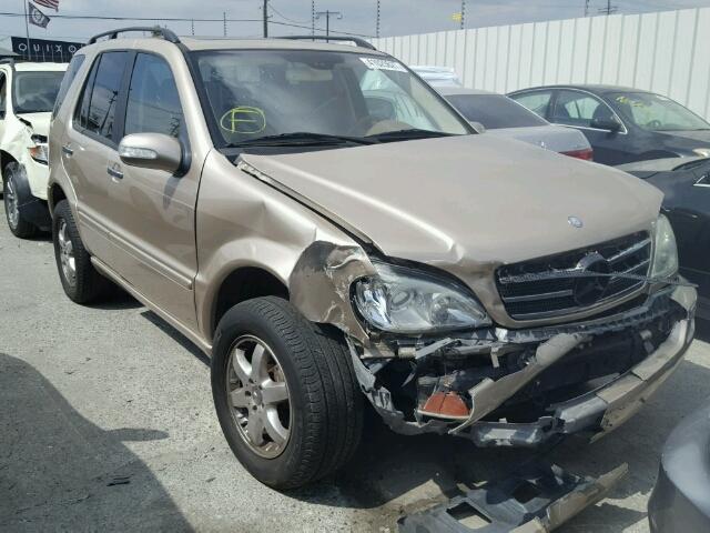 4JGAB75E12A357188 - 2002 MERCEDES-BENZ ML GOLD photo 1