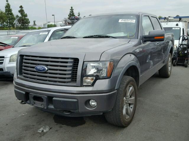 1FTFW1EF7CKE36235 - 2012 FORD F150 SUPER GRAY photo 2