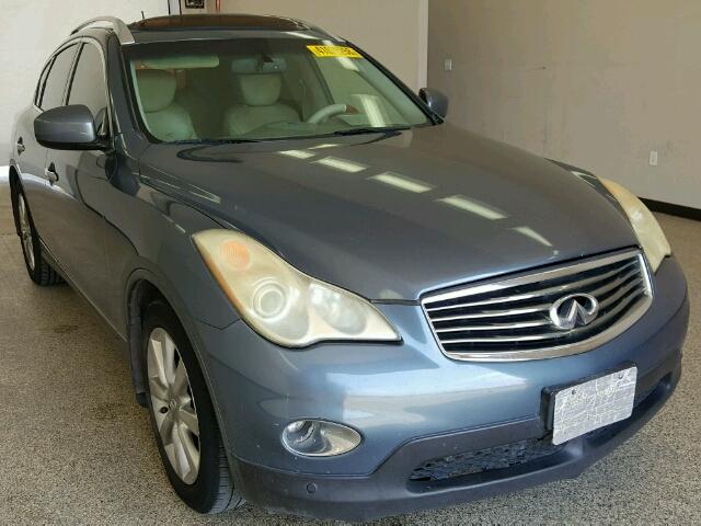 JNKAJ09E68M302265 - 2008 INFINITI EX35 BASE BLUE photo 1