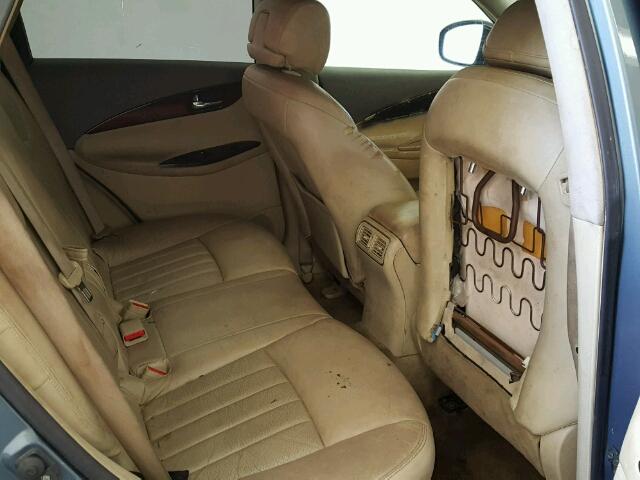 JNKAJ09E68M302265 - 2008 INFINITI EX35 BASE BLUE photo 6