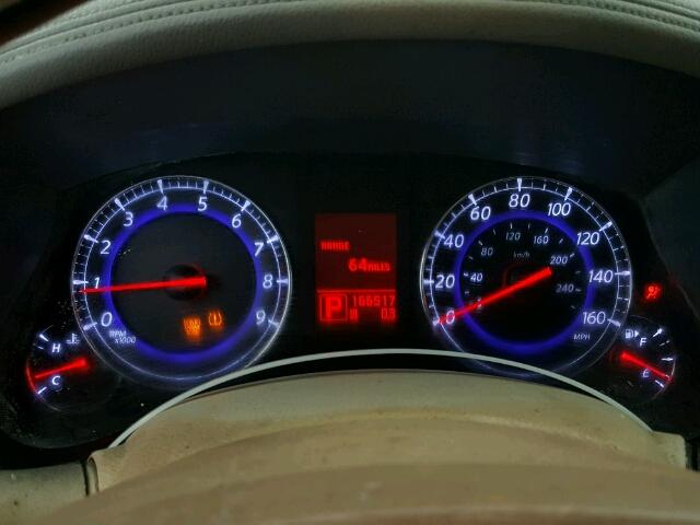 JNKAJ09E68M302265 - 2008 INFINITI EX35 BASE BLUE photo 8