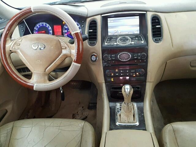 JNKAJ09E68M302265 - 2008 INFINITI EX35 BASE BLUE photo 9