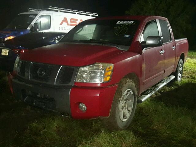 1N6BA07A66N518725 - 2006 NISSAN TITAN RED photo 2