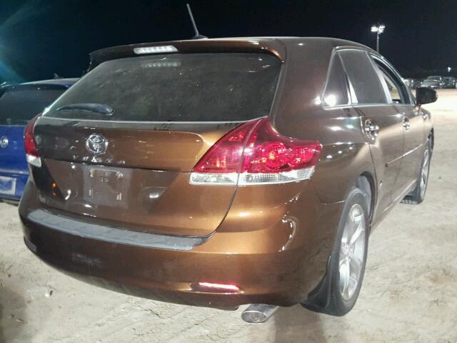 4T3ZK11A69U014816 - 2009 TOYOTA VENZA BASE BROWN photo 4