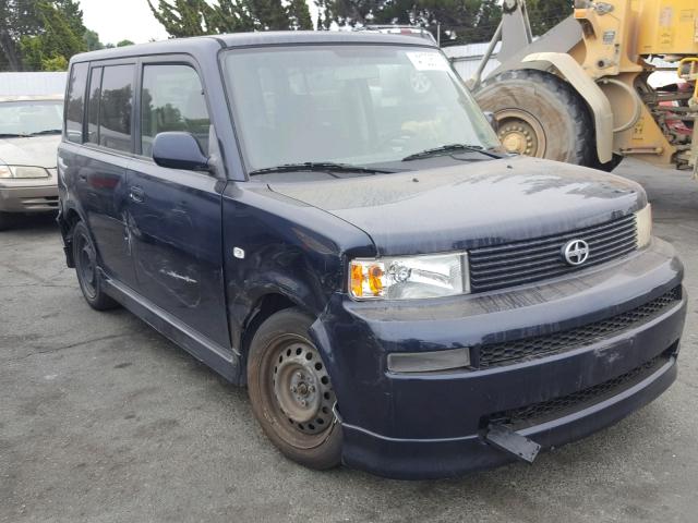 JTLKT324X64085579 - 2006 TOYOTA SCION XB Blau Foto 1