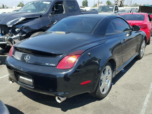 JTHFN48Y920020679 - 2002 LEXUS SC 430 BLACK photo 4