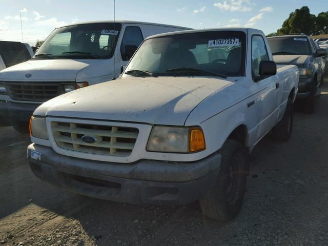 1FTYR10C61PA36731 - 2001 FORD RANGER WHITE photo 2