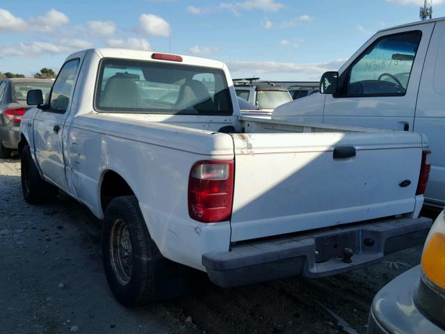 1FTYR10C61PA36731 - 2001 FORD RANGER WHITE photo 3