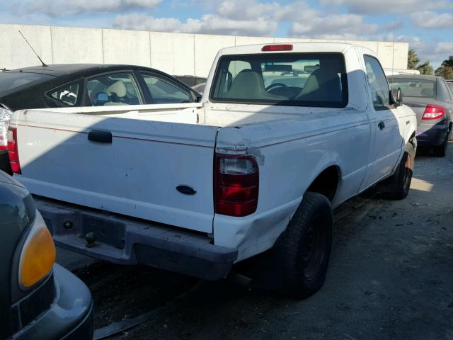 1FTYR10C61PA36731 - 2001 FORD RANGER WHITE photo 4