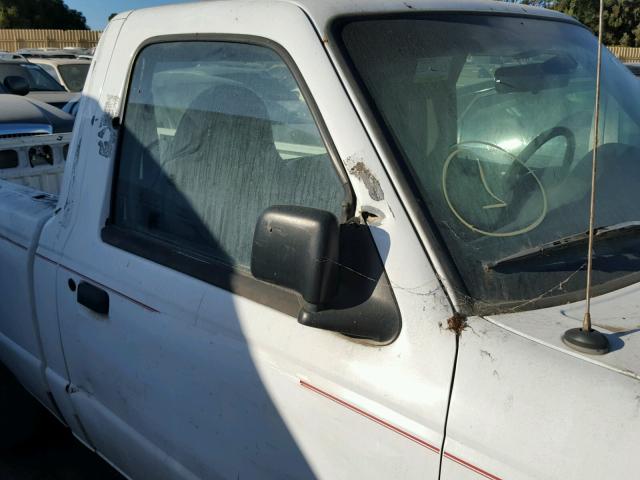 1FTYR10C61PA36731 - 2001 FORD RANGER WHITE photo 9