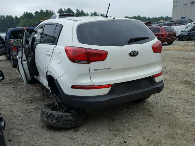 KNDPB3AC8F7712274 - 2015 KIA SPORTAGE L WHITE photo 3