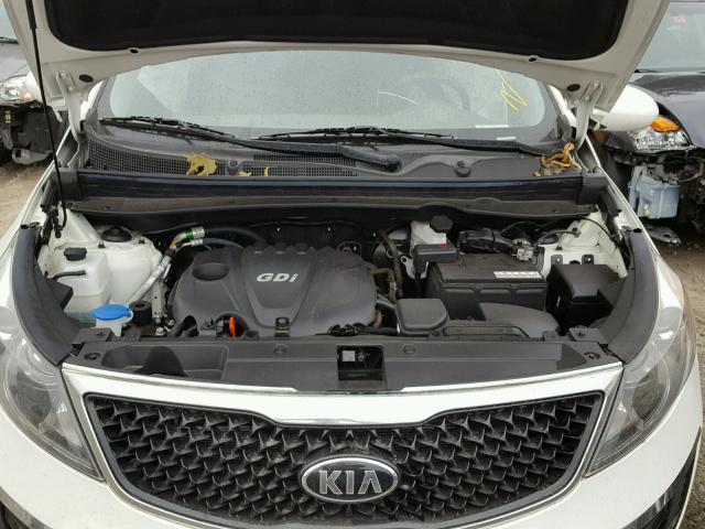 KNDPB3AC8F7712274 - 2015 KIA SPORTAGE L WHITE photo 7