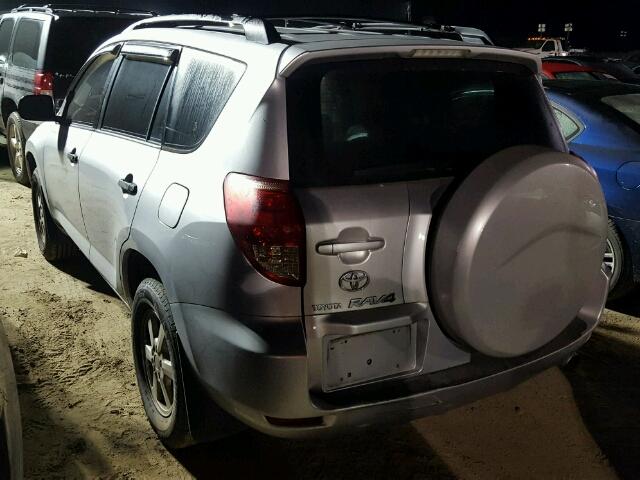 JTMZD33V976029492 - 2007 TOYOTA RAV4 SILVER photo 3