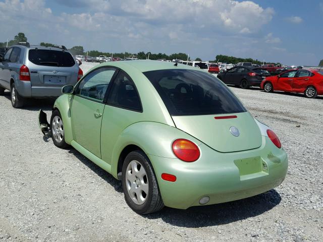 3VWCB21C32M426113 - 2002 VOLKSWAGEN NEW BEETLE 绿色 照片 3