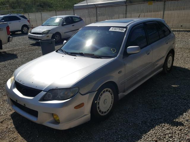 JM1BJ246731214174 - 2003 MAZDA PROTEGE PR SILVER photo 2