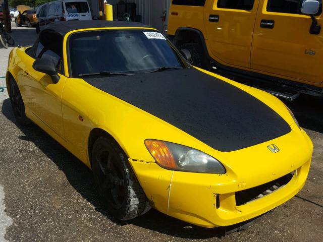 JHMAP11493T002810 - 2003 HONDA S2000 YELLOW photo 1