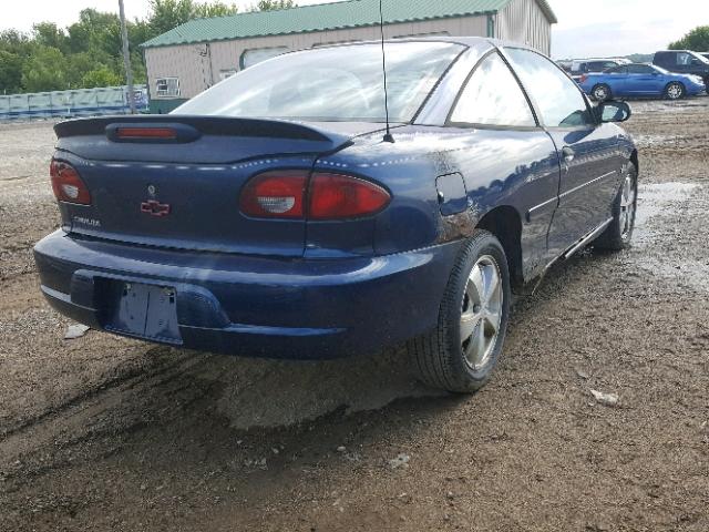 1G1JF12TX17230775 - 2001 CHEVROLET CAVALIER Z BLUE photo 4