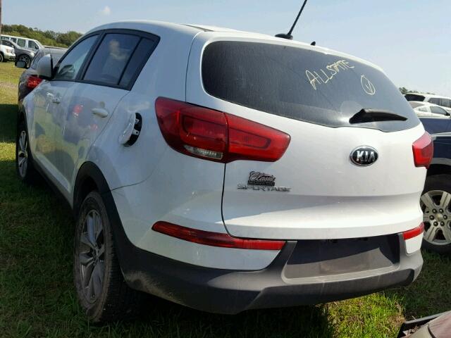 KNDPB3AC0G7860386 - 2016 KIA SPORTAGE L WHITE photo 3