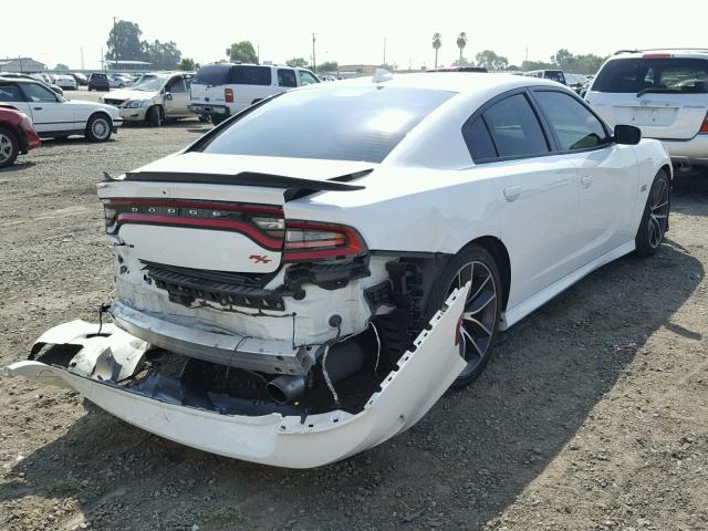 2C3CDXGJXGH327010 - 2016 DODGE CHARGER R/ WHITE photo 4