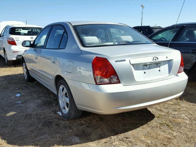 KMHDN46D96U231075 - 2006 HYUNDAI ELANTRA GL SILVER photo 3