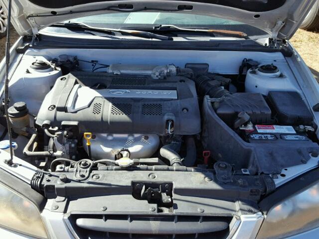 KMHDN46D96U231075 - 2006 HYUNDAI ELANTRA GL SILVER photo 7