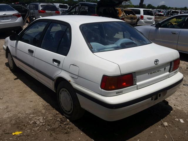 JT2EL43T9R0390421 - 1994 TOYOTA TERCEL DX WHITE photo 3