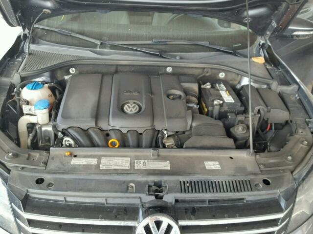 1VWAH7A31CC095649 - 2012 VOLKSWAGEN PASSAT GRAY photo 7