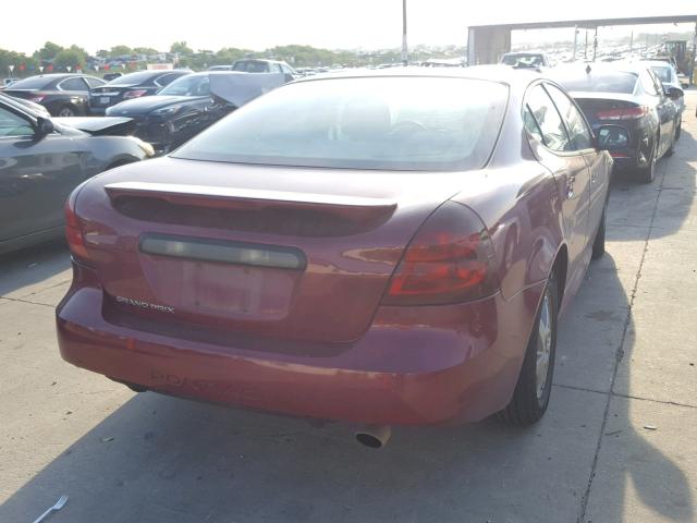 2G2WP522651205419 - 2005 PONTIAC GRAND PRIX RED photo 4