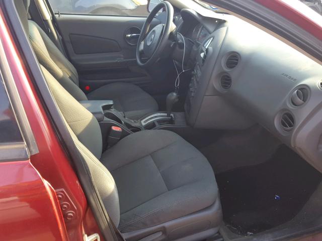 2G2WP522651205419 - 2005 PONTIAC GRAND PRIX RED photo 5