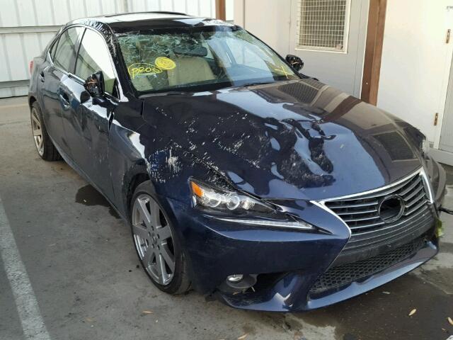 JTHBF1D28F5052432 - 2015 LEXUS IS 250 BLUE photo 1