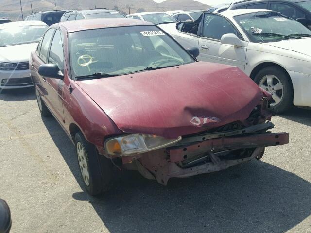 3N1CB51D6YL311195 - 2000 NISSAN SENTRA BAS RED photo 1